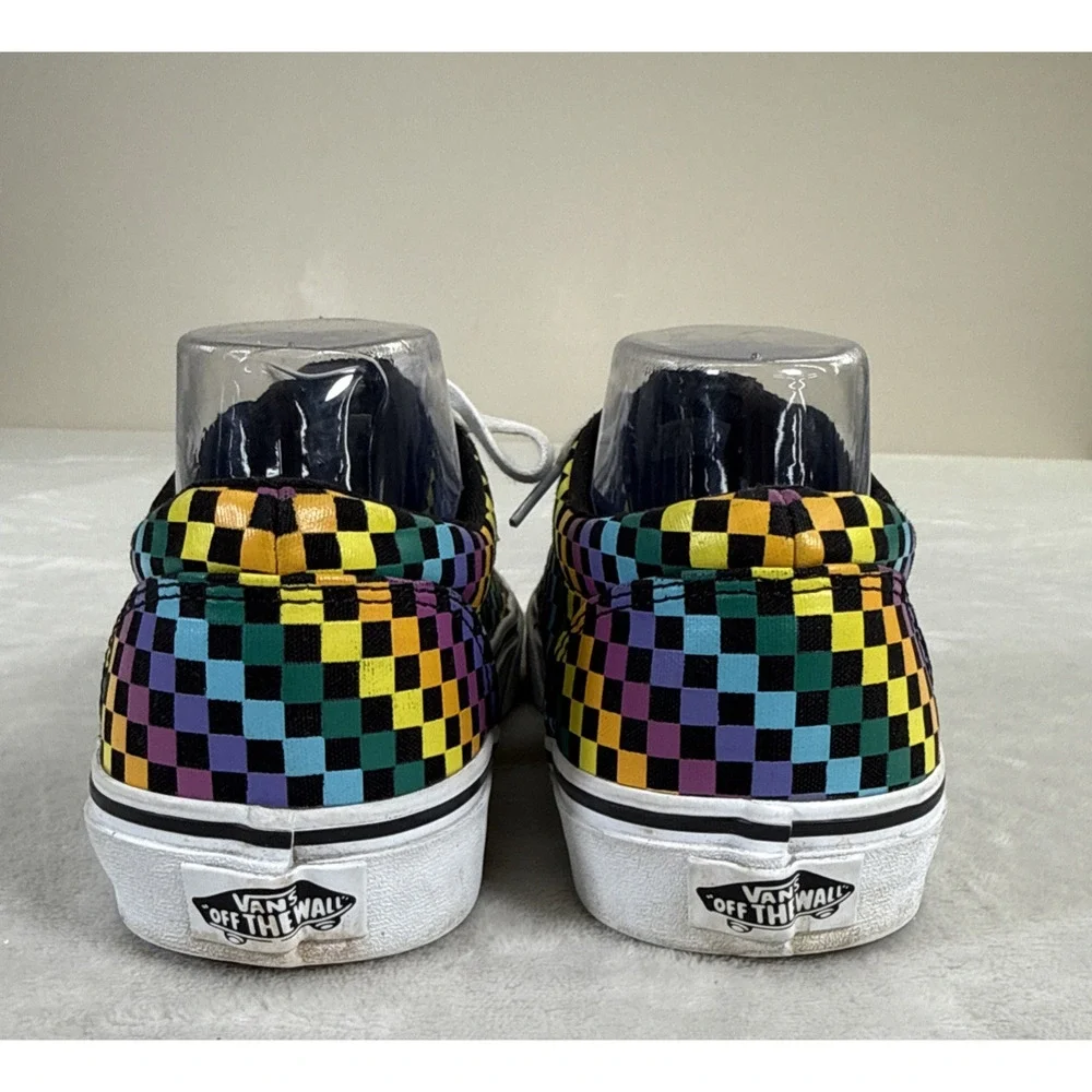 Vans Doheny Rainbow Mini Checkered Canvas Sneakers Women's Size 8.5 Bnfts Chrty - Picture 8 of 16